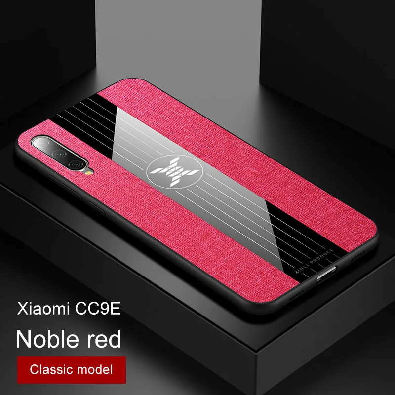 Автомобильный Магнитный защитный тканевый чехол для Xiao mi Red mi Note 8 7 6 5 k20 Pro Чехол для Xiaomi mi A3 A2 mi 9 8 Lite se 9t Pro CC9 чехол - Цвет: Red No Ring