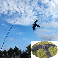 Outdoor Toys 47 Inch  Bird Scaring  Eagle Kite Good Flying For Garden/Orchard/ Farm 1