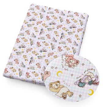 

50*140cm patchwork printed Polyester Cotton fabric for Tissue Kids home textile for Cartoon Twill Fabric For Quilting,c11563