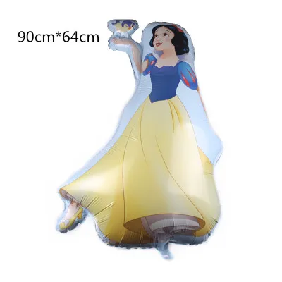 Lucky 20 шт./лот, Новое поступление, мультяшный воздушный шар с принцессой, Золушкой, Аврором, Белль, Белоснежка, Эльзой, воздушные шары из фольги, вечерние шары - Цвет: Snow White