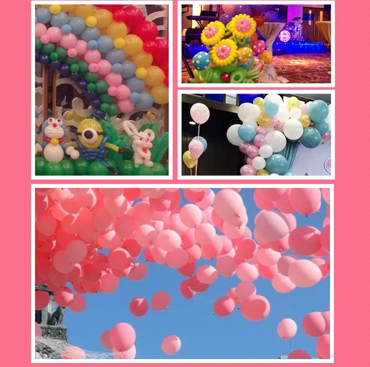 1.8g Thick Pearly Lustre Wedding Balloon 10-Inch Circle Latex Balloon Decorative Festival Balloon