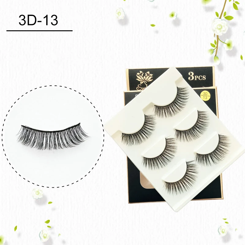 

Extra Length Cross Volumn False Eyelashes Thick Soft Natural False Eyelashes 3D Mink Lashes Fluffy Wispy Thick Fake Lashes