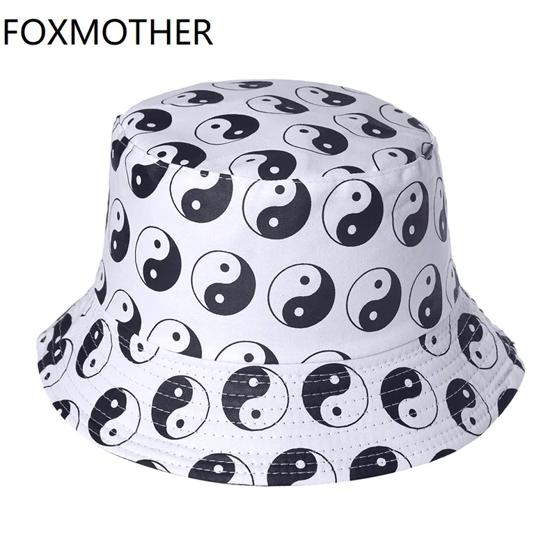 Панама FOXMOTHER для мужчин и женщин модная в китайском стиле шапка хип хоп белого