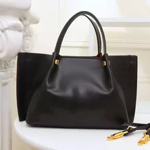 Хит, высокое качество, Женская Роскошная сумка из натуральной кожи, Большая вместительная сумка на плечо, женская сумка, унисекс, сумка-тоут, дорожная сумка