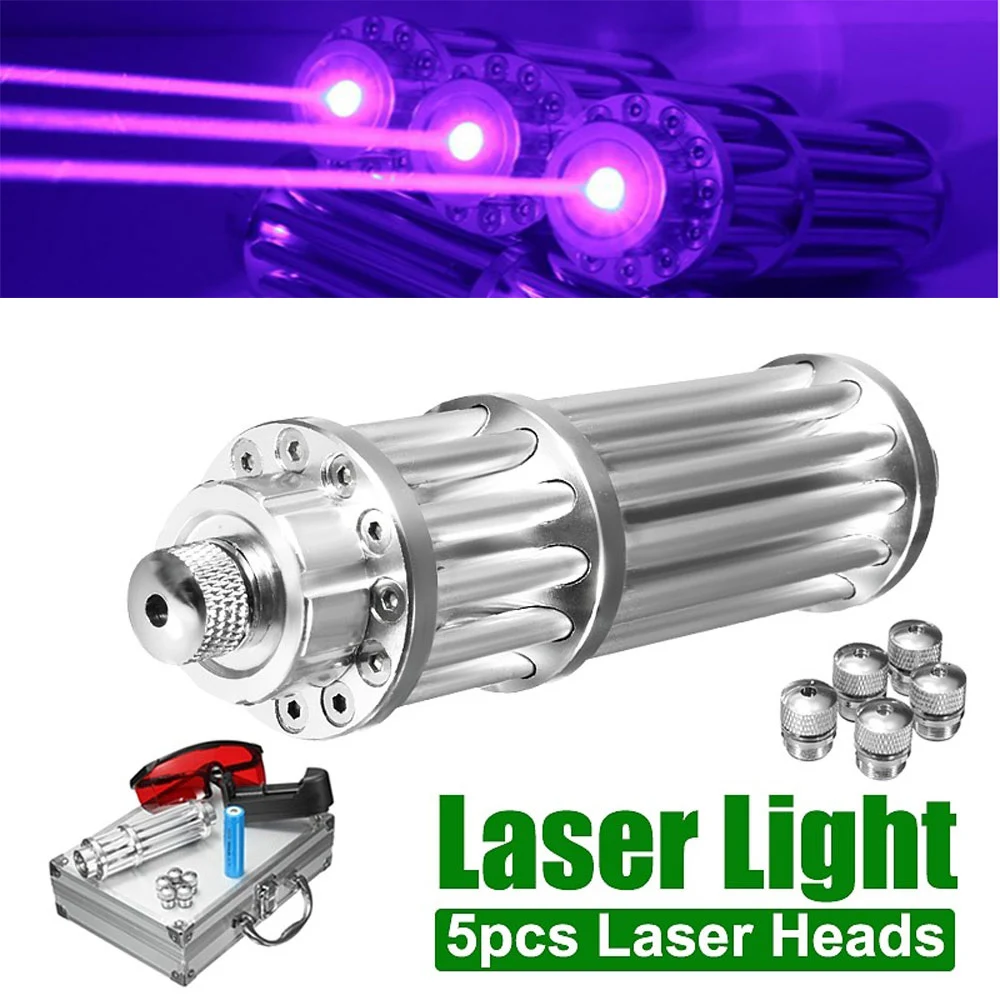 Powerful RED/Green/Blue hight Military blue laser pointer 450nm Flashlight lazer Adjust Focus Laser torch Burning Match | Спорт и