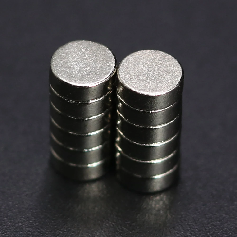 10/50/100/200 ks 5x2 neodym magnetem 5mm x 2mm N35 ndfeb kolo super sytý silná trvalý magnetický imanes disk 5*2