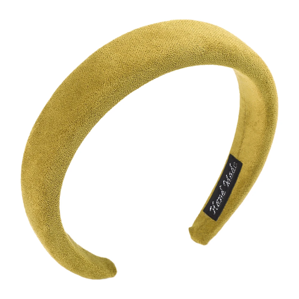 LEVAO Sponge Solid Color Hair Hoop Headband Velvet Headbands For Women Girls Non-slip Hairbands Hair Accessories Thin Edge hair band for ladies Hair Accessories