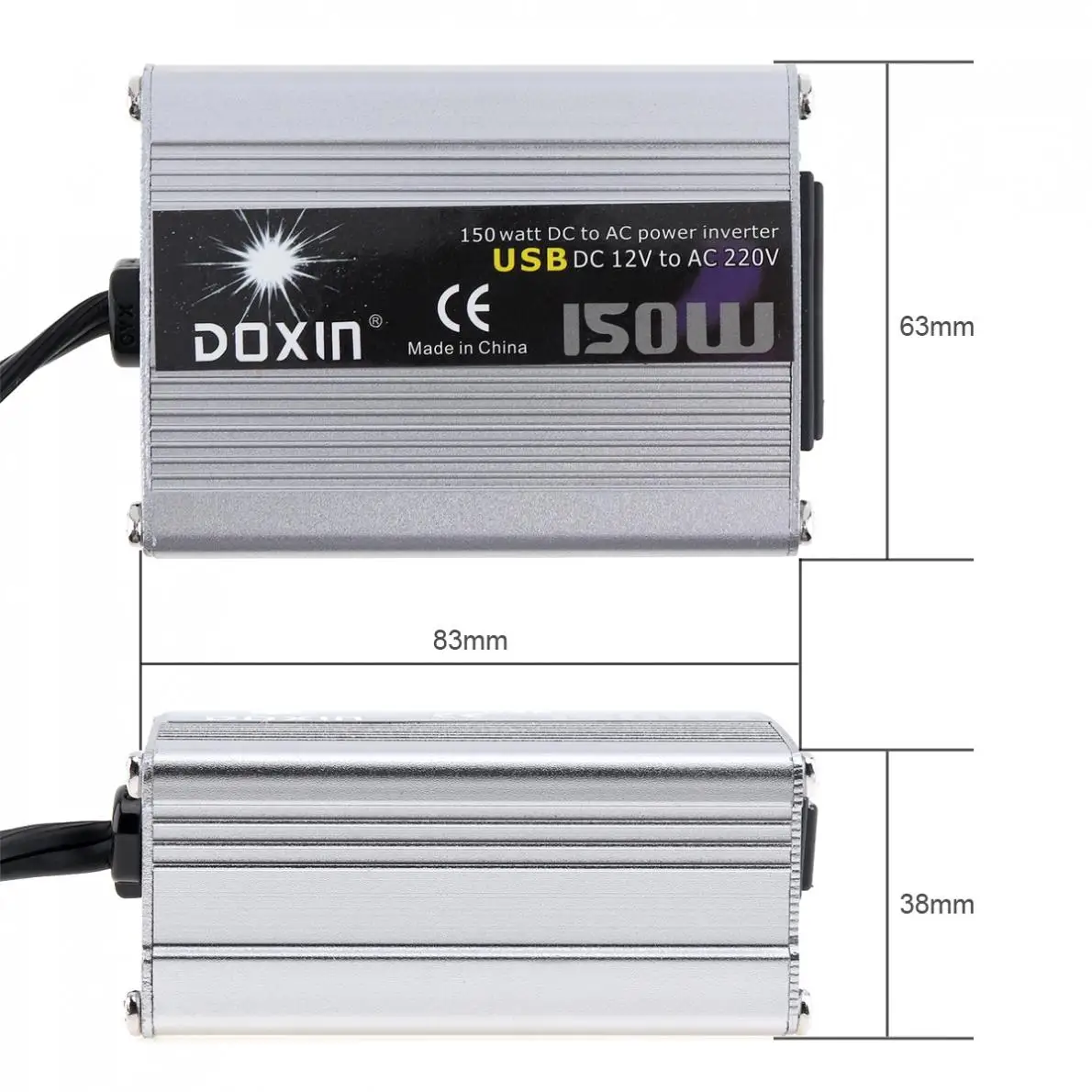 150 Вт DC 12 В 24 В в AC 220 В 110 в автомобильный инвертор с USB портативным зарядным портом стереосистемы