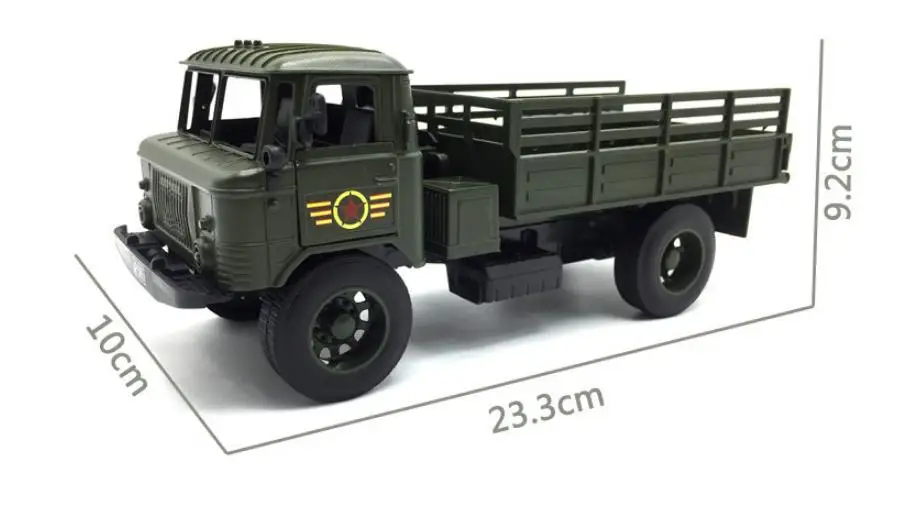Высокая имитация Автопогрузчик из сплава модель машины пикап, 1:20 игрушка/машинка Военный грузовик, Моделирование звука и управления светом
