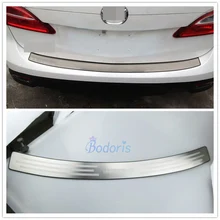 Для Мазда 5 Мазда 5 2009- нержавеющая сталь задний багажник бампер хвост ворота порога Накладка автомобиля аксессуары для укладки