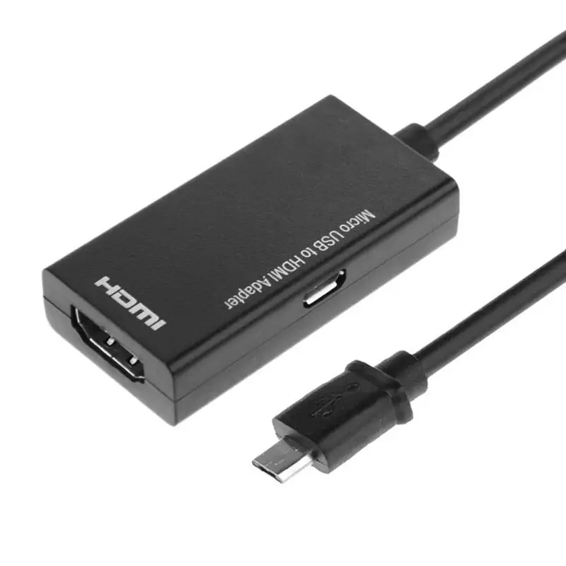ALLOYSEED Micro USB к HDMI адаптер Поддержка MHL 1080P мужчин и женщин конвертер аудио видео кабель для Android телефон HDTV монитор