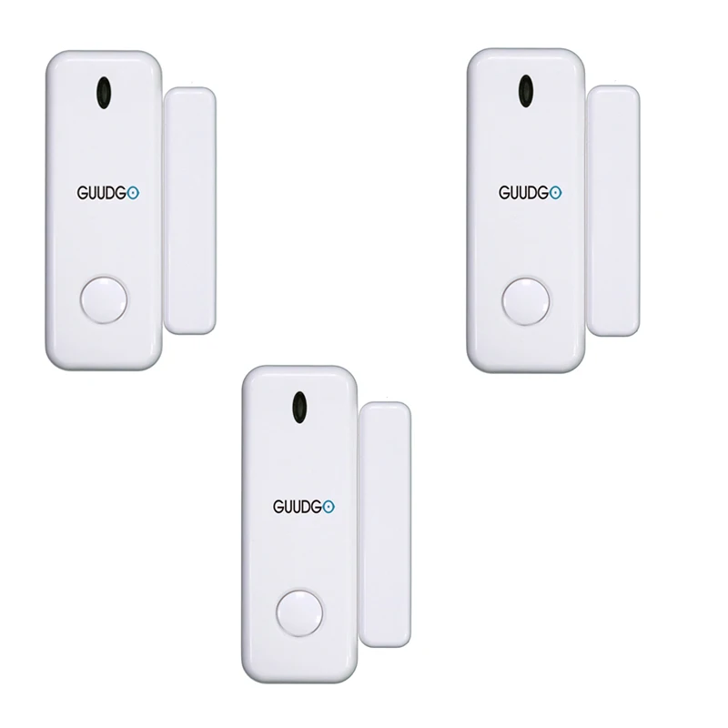 GUUDGO Wireless Door Window Sensor Detector 433MHz Open / Closed Smart Mini Door Sensor for Smart Home Security Alarm System security system keypad Alarms & Sensors