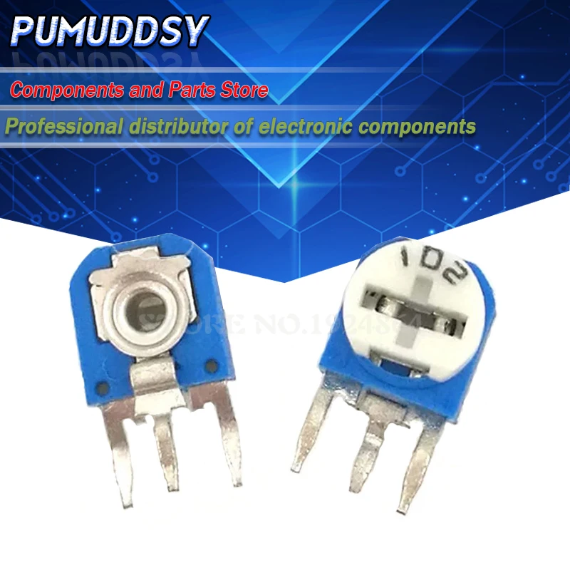 65PCS RM063 vertical blue white adjustable resistor kit 100 ohm -1M 13 kinds * 5 PCS=65PCS | Электронные компоненты и