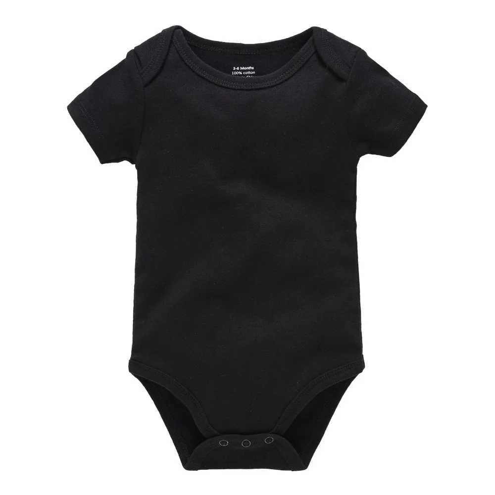 Черно-белая детская одежда, боди Bebes, хлопок, короткий рукав, боди для новорожденных, одежда для мальчиков и девочек, комбинезон для малышей