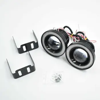 

Auto LED Fog lights Accessories 1 Pair Replacement Car Parts Aluminum Halo Angel Eye Ring Projector