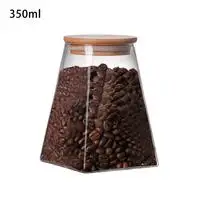 Type4 350ML Креативные кухонные бутылки для хранения сыпучих продуктов, банки с крышкой для специй, сахара, чая, кофе, стеклянный контейнер, органайзер для получения банок - Цвет: Type4 350ML