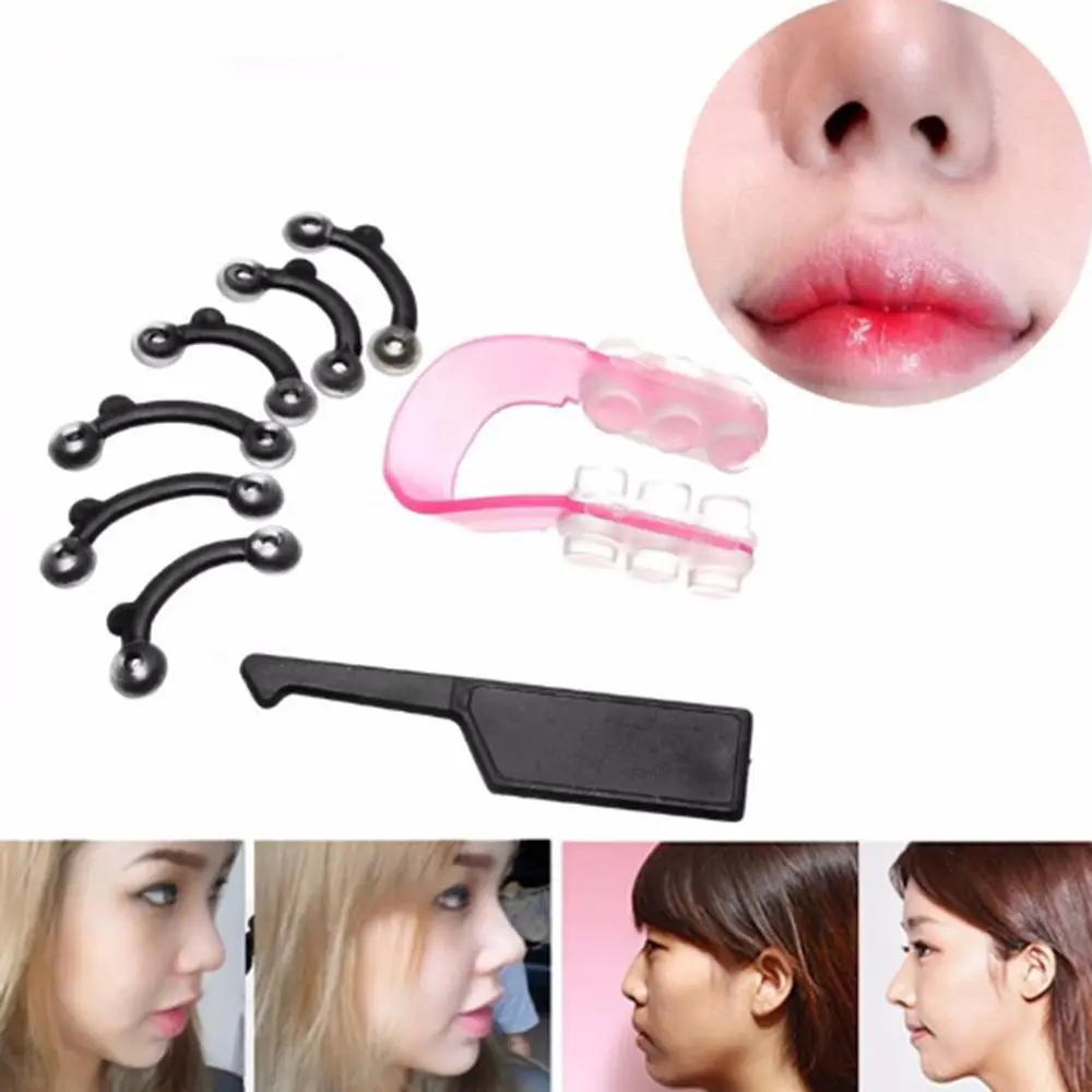 6pcs/set Beauty Nose Up Lifting Bridge Shaper Nose Clip Nose