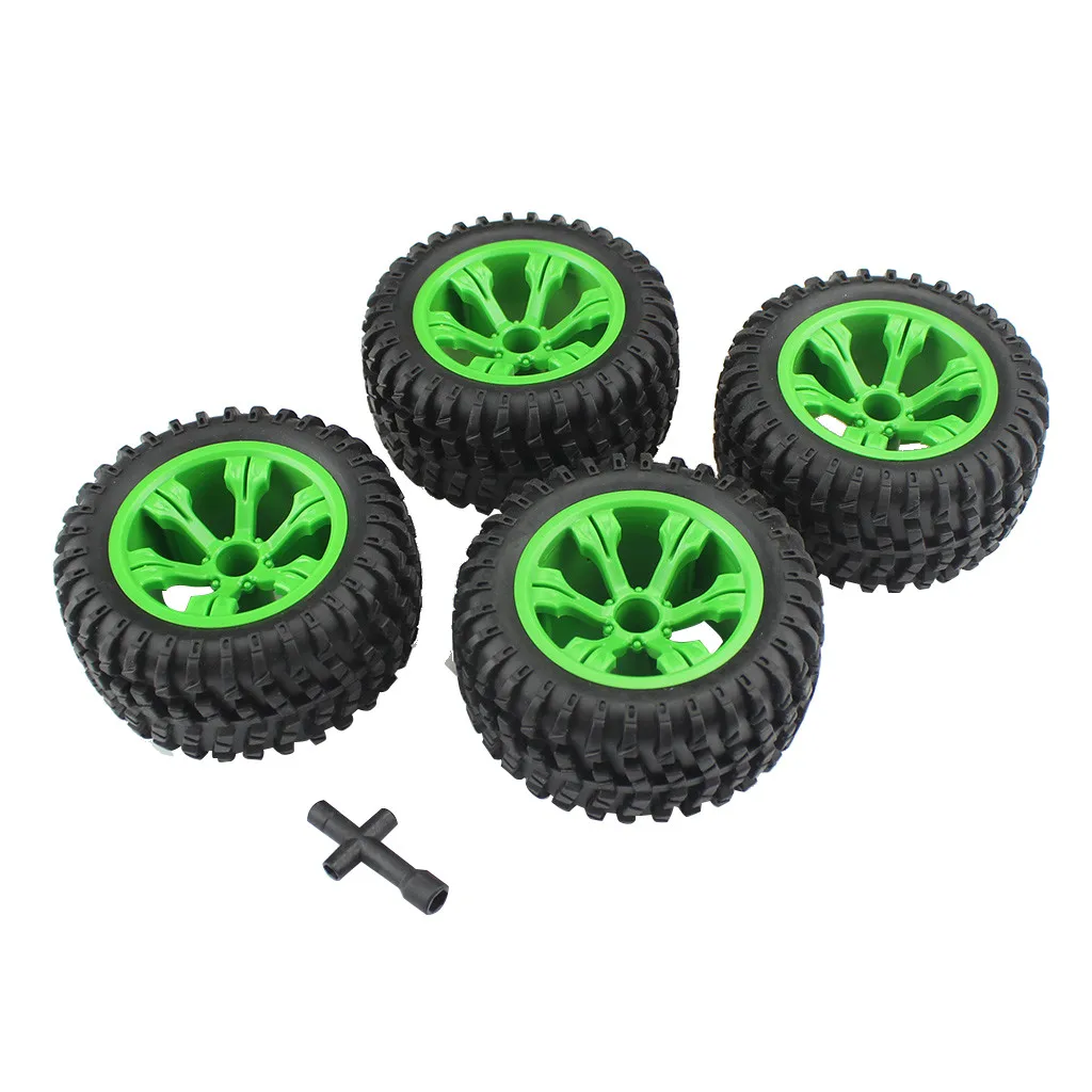 4 шт. обновления 110 мм колеса TiresParts для Wltoys 12428/12428-ABC 1/12 RC автомобилей