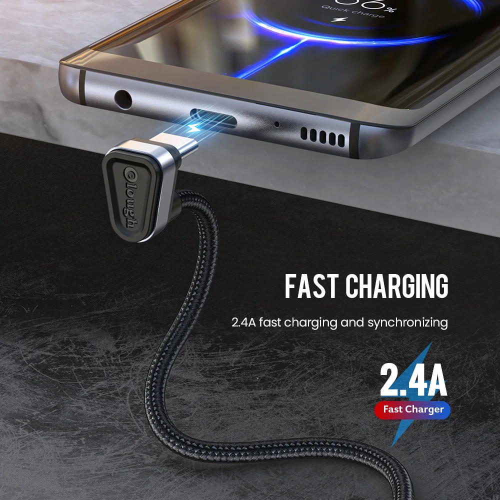รูปสินค้า สายชาร์จ USB-C 2.4A ชาร์จเร็ว ทนทาน สำหรับมือถือ