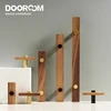 Dooroom Walnut Brass Furniture Handles Long Modern Pulls Cupboard Wardrobe Dresser Shoe Box Wine Bar Drawer Cabinet Knobs ► Photo 3/6