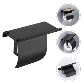 

1pc Waterproof Paper Box Durable Paper Towel Rack Steel Shelf Wall Paper Box for Kitchen Hotel Shop Bathroom
