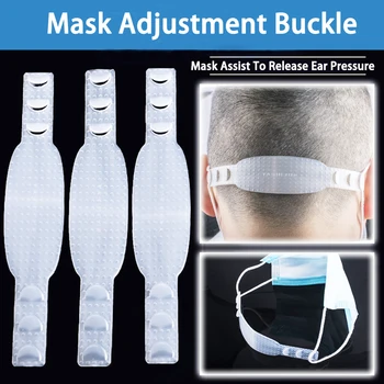 

Hot 10Pcs/Pack Soft Face Mask Ear Hooks Anti-pain Accessories Buckle Adjustable Earache Preventions Fixer Health Care Suppies