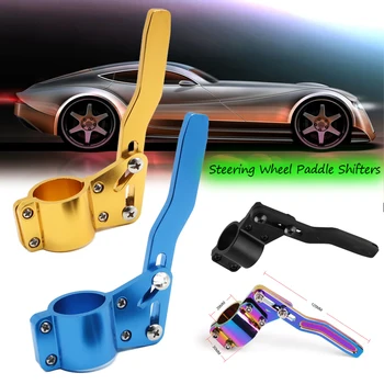 

Steering Wheel Paddle Shifters Aluminum Alloy Car Steering Wheel Shift Gear Paddle Extension for VW for Toyota for Hyundai