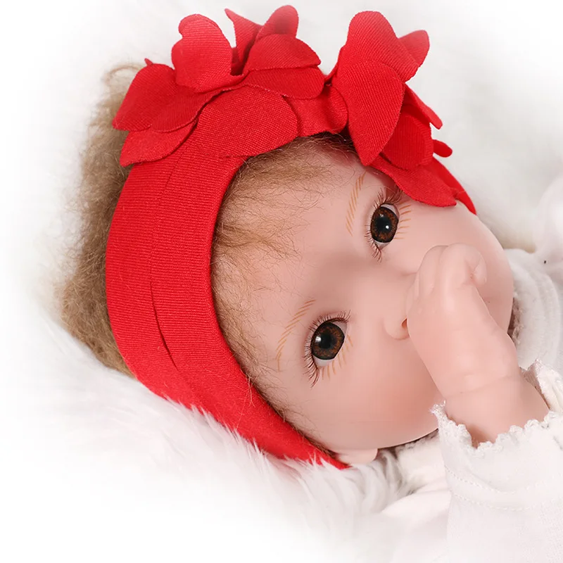 

Reborn Doll Baby 22-Inch Model Cute Doll Baby Parent And Child Toy Flexible Glue Doll