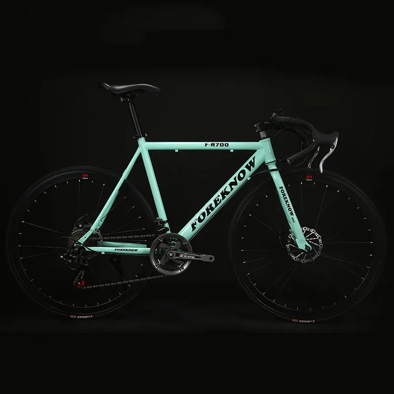 Sports and Entertainment Cycling Bicycle Bend Road Bike 21 Speed Adult Double Disc Brakes Solid Tire Students