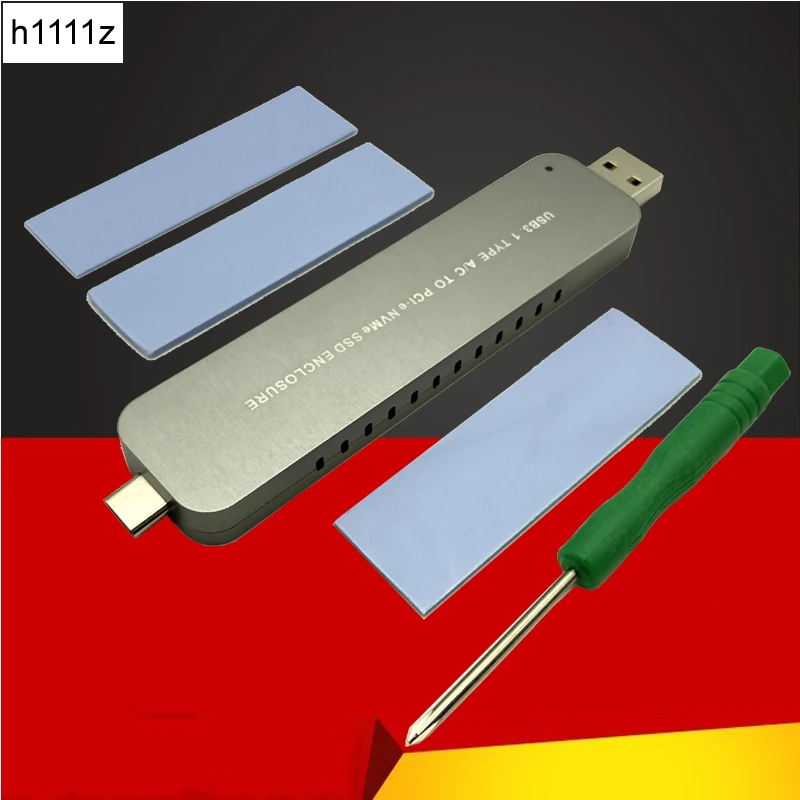 Caixa de Disco Nvme para Usb3.1 Adaptador para 2242 Case Gabinete Caixa M.2 Pci-e Tipo-a Tipo-c Rígido 2260 2280 m2 Ssd –