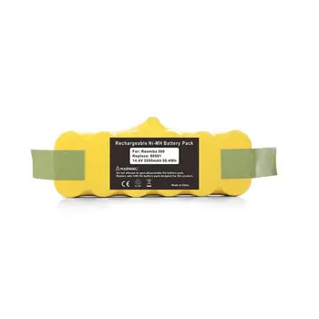 

Eleoption High Capacity 3500mAh/2500mAh 14.4V Battery Power Tool Battery For Irobot Roomba Vacuum Cleaner 500