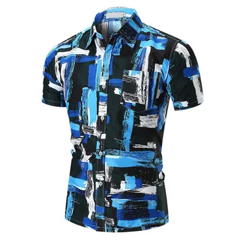 

Printed Shirts For Men Fashion Hawaiian Shirt Men Short Sleeve Shirts For Men Hawaiian Men Shirts 2020