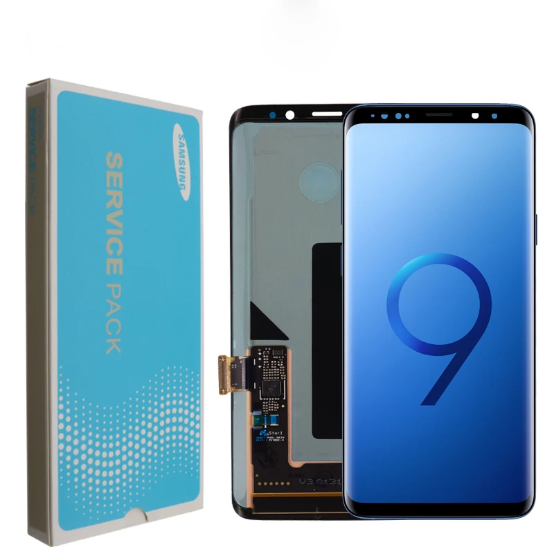 Сменный сенсорный ЖК-экран AMOLED для SAMSUNG Galaxy S9 дигитайзер с рамкой Plus G960 G965 |