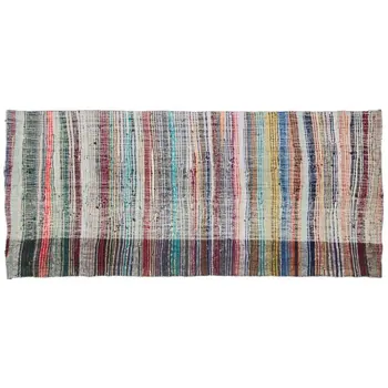 

Handmade Multicolor Vintage English Striped Rug Runner Rug 147x330 Cm-4'10''X10'10''
