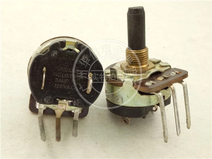2pcs CTS 138 type long foot with switch potentiometer 5K 3AMP 125VAC