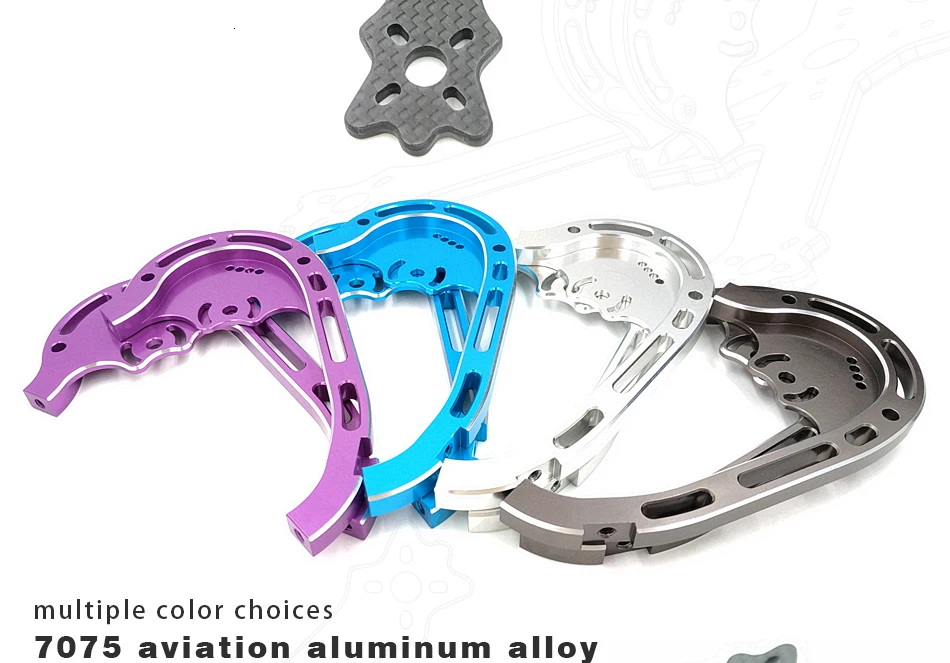 Квадрокоптер AlfaRC Jaguar 210 из углеродного волокна FPV frestyle True X, комплект рамы для радиоуправляемого дрона FPV Racing