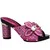 Fuchsia shoes only Новое поступление; комплект из туфель и сумочки в африканском стиле; итальянский комплект из туфель и сумочки; стразы - Цвет: Fuchsia shoes only