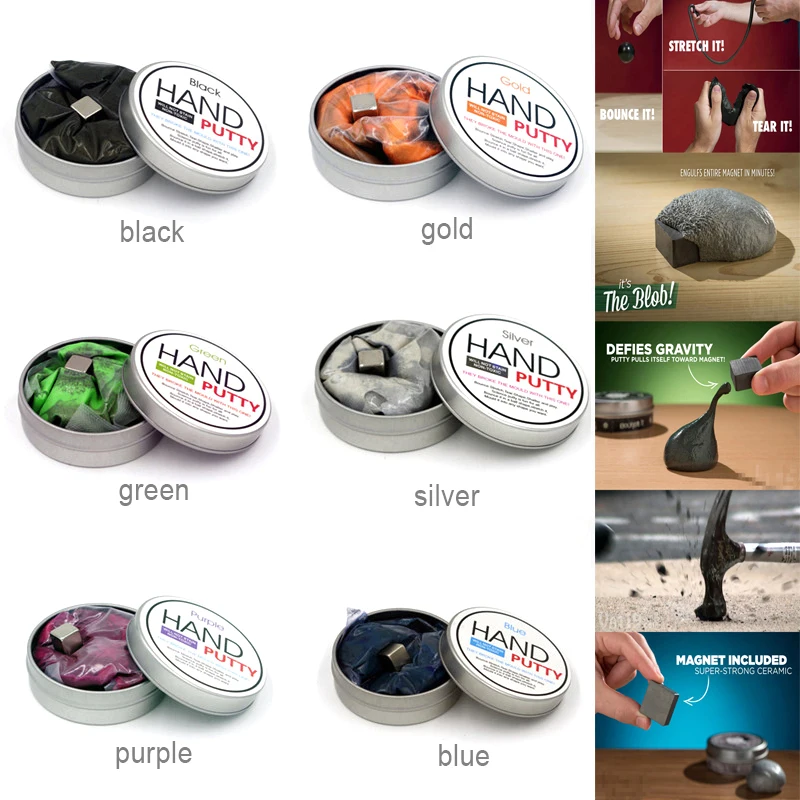 6 цветов магнит ПЛАСТИЛИНОВАЯ глина Игрушки для малышей и детей постарше