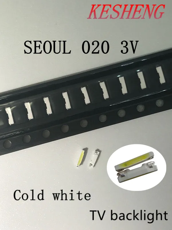 50PCS LED SEOUL Backlight Edge LED Series 020 3806 Cool white mobile