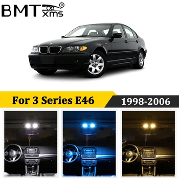 

BMTxms 18Pcs Canbus For BMW 3 Series E46 M3 Sedan Coupe Compact Wagon Car LED Interior Light License Plate Lamp Kit