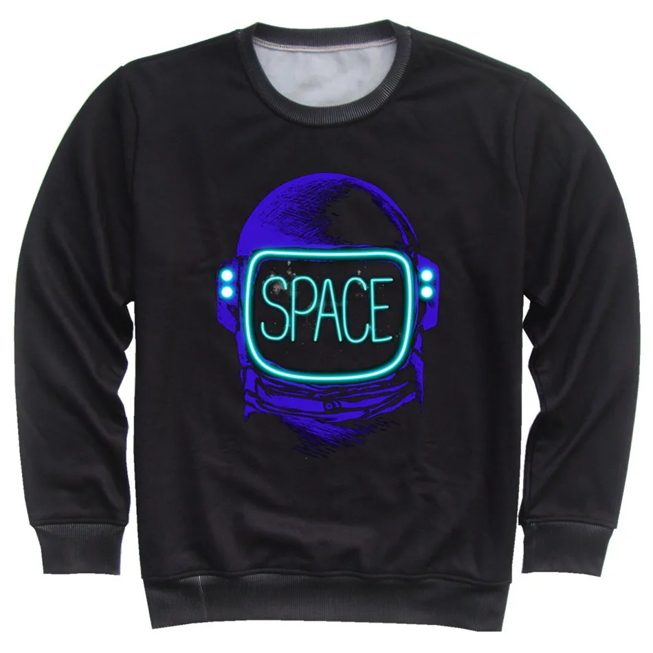 Spring Children 3D Hoodies Kids Colorful Space Galaxy Panda Astronaut Listen Music Printed Sweatshirts Boys Girls Pullovers