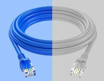 

Special offer Super Category 6 flat computer home hotel high-speed Gigabit network cable core connection broadband m-line white