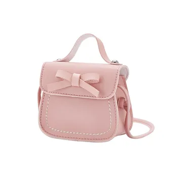 

Lovely Baby Girls Mini Messenger Bag Cute Bow Kids Baby Purses Children Handbags Shoulder Bags durable and lightweight