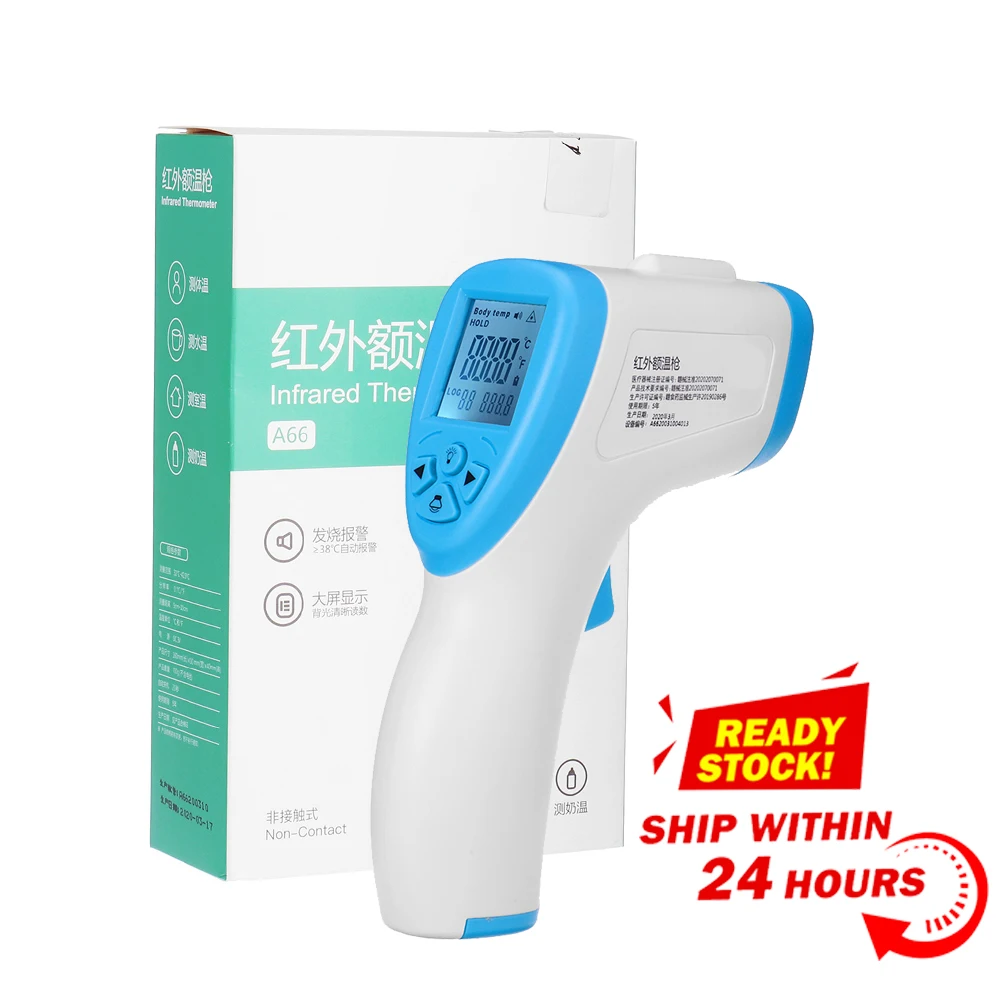 

Baby Kids Infrared Non-contact Thermometer Digital Termometer Infrared Forehead Body Thermometer Gun for Kids Baby Adult