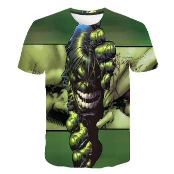 

3d Print Hero Hulk T-shirts Kids Boys Clothes Children marvel T shirts Clothing Girls off White Casual Tee Summer Top Clothing