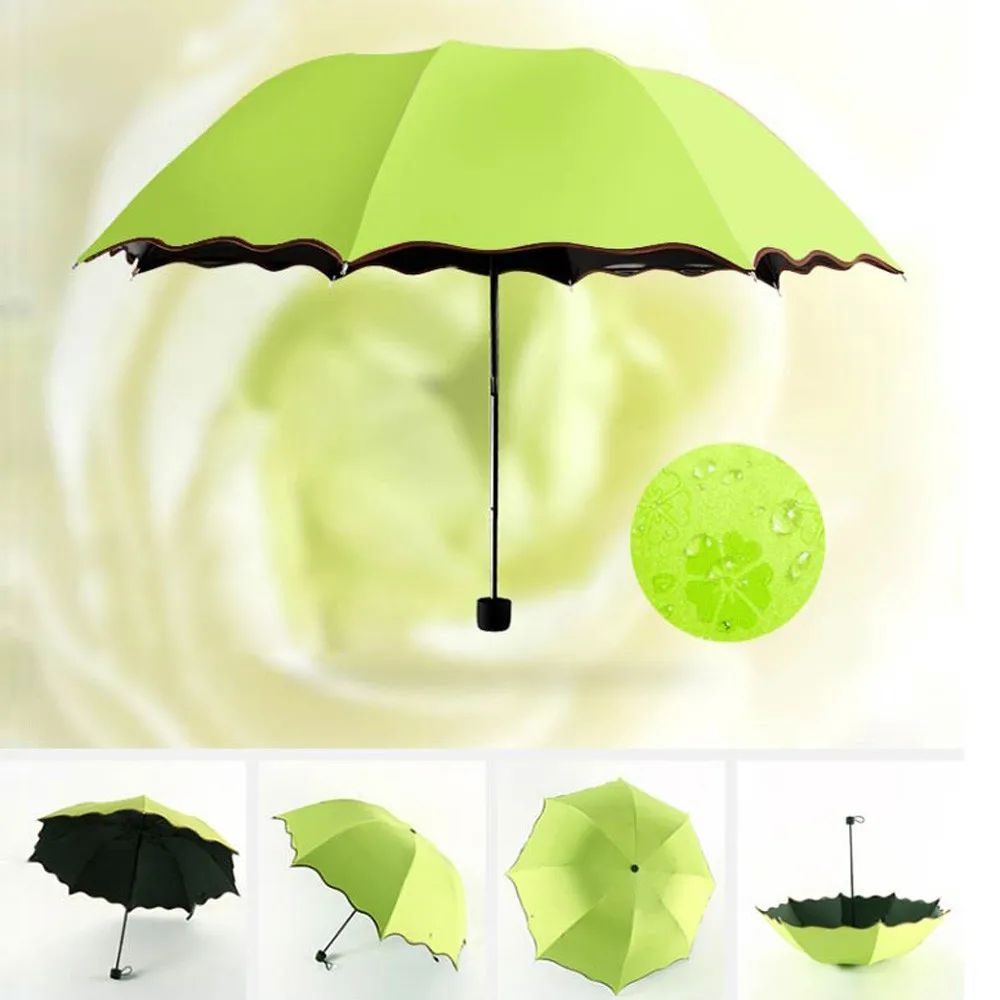 

Umbrella Travel Parasol Folding Rain Windproof Umbrella Folding Anti-UV Sun/Rain Practical Waterproof Non-automatic Umbrella #45