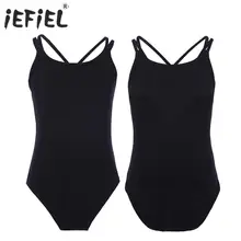 IEFiEL/Детский костюм для подростков; костюмы балерины для девочек; боди для бальных танцев; балетная пачка; гимнастическое трико; Turnpakje
