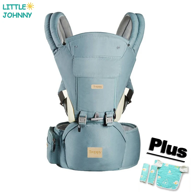 

0-48M Ergonomic Baby Carrier Infant Baby Hipseat Carrier Front Facing Ergonomic Kangaroo Baby Wrap Sling for Baby Travel