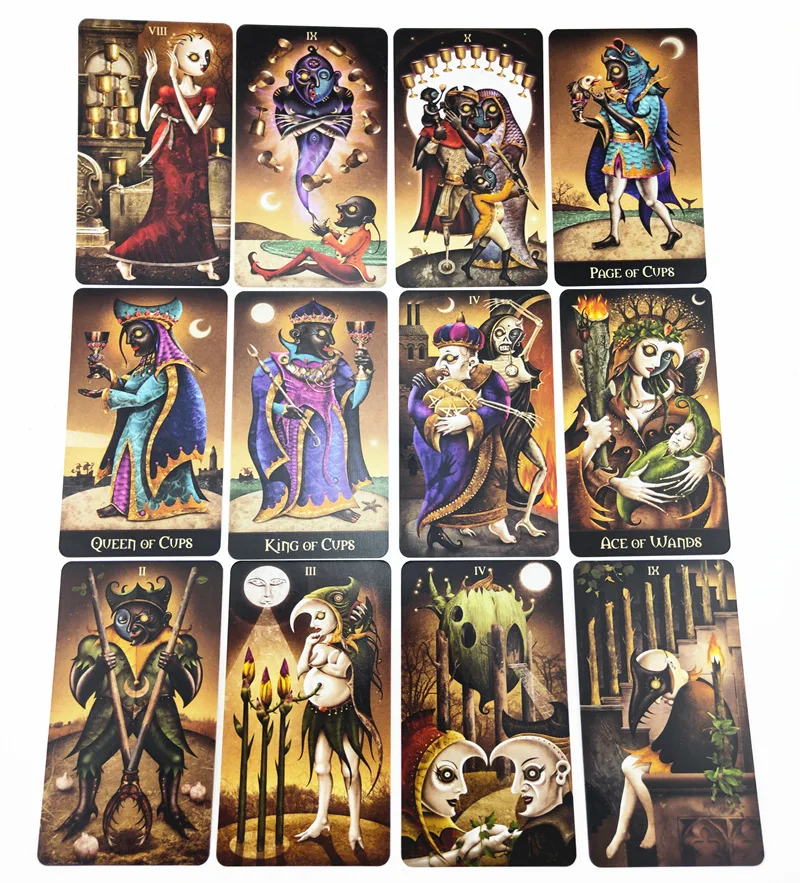 Новое английское Таро Hyun Quinta английское алхимическое Таро Moon Tarot Evil Tarot