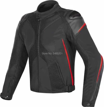

Dain Cowhide Leather Summer Mesh Motorcycle Riding Racing jacket with Windproof Waterproof Lining